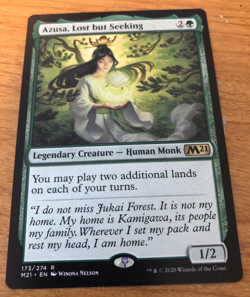 Azusa, Lost but Seeking #173 (NM) Core Set 2021 M21 Magic MTG - Image 1