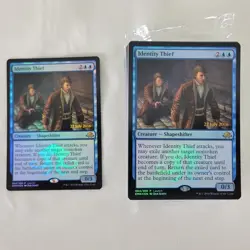 2x MTG FOIL Identity Thief Launch Promo NM Near Mint Magic the Gathering - Image 1
