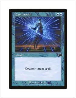 1x Counterspell, Retro Frame, Dominaria Remastered, Magic MTG NM - Image 1