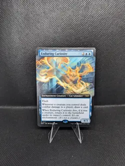 MTG Enduring Curiosity Extended Art Duskmourn Magic the Gathering - Image 1