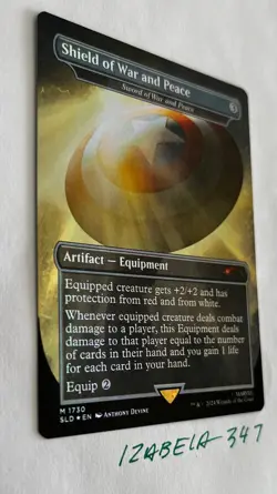 MTG Shield of War and Peace RAINBOW FOIL Secret Lair x MARVEL #1730 NM/M - Image 2