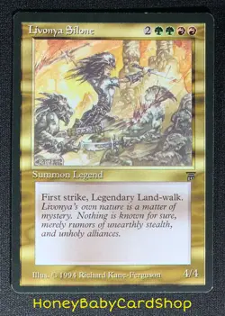 MTG Legends 1994 Livonya Silone NM Card LEG Rare Old School 93/94 - Image 2