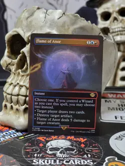 ☠☠ MTG Flame of Anor Borderles) Lord of the Rings: Tales of Middle-Earth Foil - Image 1