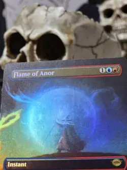 ☠☠ MTG Flame of Anor Borderles) Lord of the Rings: Tales of Middle-Earth Foil - Image 4