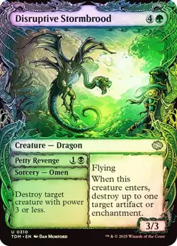 Disruptive Stormbrood (0310) - Tarkir: Dragonstorm - Uncommon Showcase (Foil) - Image 1