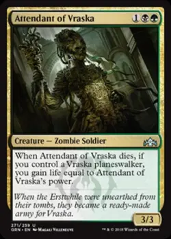 Attendant of Vraska - Medium Play MTG Guilds of Ravnica - Image 1