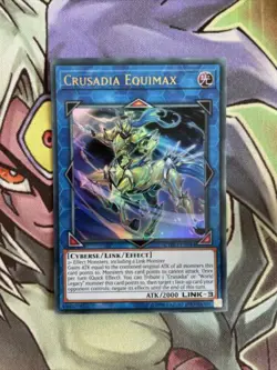 CYHO-EN044 Crusadia Equimax Ultra Rare Unlimited Edition Near Mint Yugioh Card - Image 1