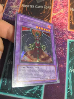 Yu-Gi-Oh! Evil HERO Inferno Wing GLAS-EN038 Unlimited Ultra Rare NM - Image 2
