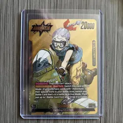 Dragon Ball Fusion World Bulma Awaken Gold Leader Card SB01-045 - Image 1