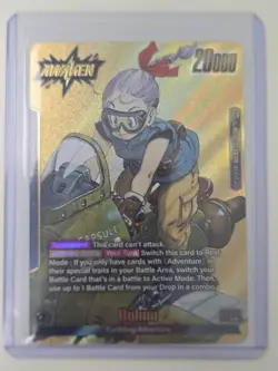 Dragon Ball Fusion World Bulma Awaken Gold Leader Card SB01-045 - Image 3