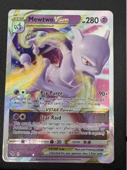 Mewtwo Vstar 031/078 Pokemon GO Ultra Rare Holo Card Pokemon TCG NM - Image 1