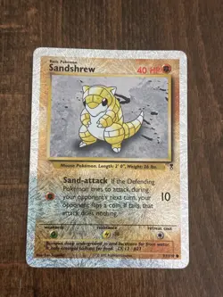 Pokemon Card TCG - Sandshrew Legendary Collection 91/110 Reverse Holo - MP - Image 2