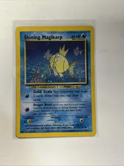 Pokemon TCG Shining Magikarp Neo Revelation Holo Card 66/64 - Image 1
