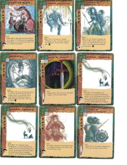 Lot of 27 Blood Wars Battlefield CCG Trading Cards By TSR - Image 2