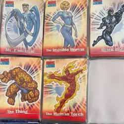Vintage Marvel X-Men Trading Card Collection in Binder - Image 5