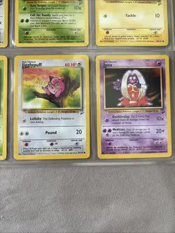 Lot Of 9 1999-2000 Vintage Pokemon Cards In Binder Sheet - Image 3