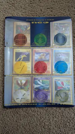 Pokemon Card Game Neo Premium File 3 Lugia Japanese Complete Set - Image 1