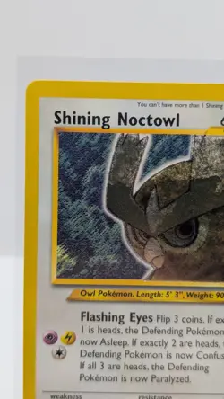 Pokemon Card WOTC VTG Shining Noctowl 110/105 Neo Destiny Holo NM - Image 4