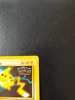 Pokemon TCG Pikachu Blackstar Promo Card 4 the First Movie LP/MP - Image 3