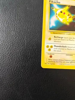 Pokemon TCG Pikachu Blackstar Promo Card 4 the First Movie LP/MP - Image 5