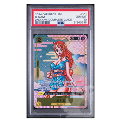 One Piece Card O-Nami OP06-101 2nd Anniversary Guide Promo Jap - PSA 10 GEM MT - Image 1