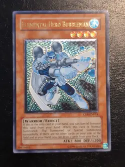 Yu-Gi-Oh! ULTIMATE RARE HOLO CARD ELEMENTAL HERO BUBBLEMAN CRV-EN014 VLP - Image 1