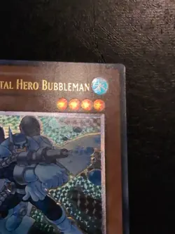 Yu-Gi-Oh! ULTIMATE RARE HOLO CARD ELEMENTAL HERO BUBBLEMAN CRV-EN014 VLP - Image 4