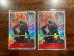 2 X Sanji OP10-005 English SR Royal Blood One Piece Card Game NM Pack Fresh - Image 1