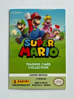 Carte Super Mario Trading Card Collection Panini Limited Edition Bowser - Image 2