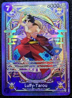 One Piece Luffy-Tarou ST18-005 SP a Fist of Divine Speed OP11 Card English - Image 1