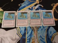 Volcanic Island MTG Revised Rare Land Heavily Played x4 - Image 2