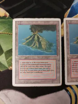 Volcanic Island MTG Revised Rare Land Heavily Played x4 - Image 3
