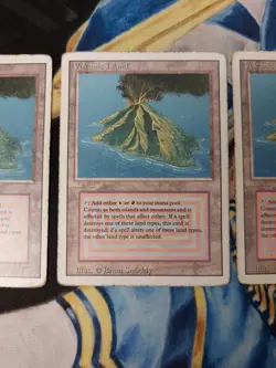 Volcanic Island MTG Revised Rare Land Heavily Played x4 - Image 4
