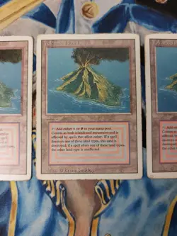 Volcanic Island MTG Revised Rare Land Heavily Played x4 - Image 5
