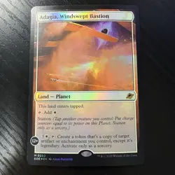 Adagia, Windswept Bastion Mythic Foil MTG Edge Of Eternities #250 NM - Image 1