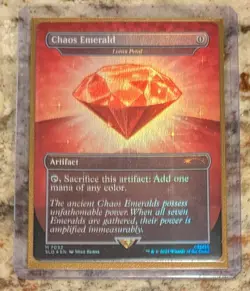 MTG Red Chaos Emerald 7032 (Lotus Petal) from Sonic Secret Lair Drop NM - Image 3