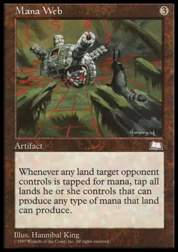 MTG Magic the Gathering Mana Web (152/167) Weatherlight LP - Image 1