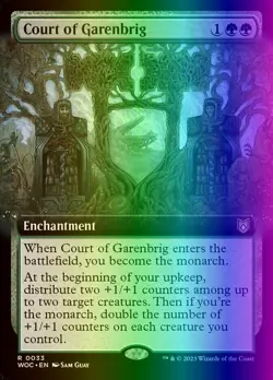 MTG Court of Garenbrig (33/208) Wilds of Eldraine Commander NM FOIL - Image 1