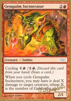 MTG Gempalm Incinerator (we94/142) World Championship Decks 2003 MP - Image 1