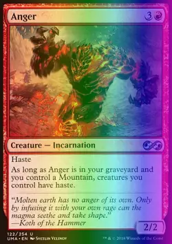 MTG Magic the Gathering Anger (122/271) Ultimate Masters NM FOIL - Image 1