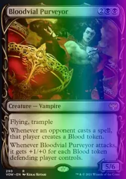 MTG Bloodvial Purveyor (290/596) Innistrad Crimson Vow NM FOIL - Image 1