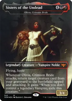 MTG Olivia, Crimson Bride (343/596) Innistrad Crimson Vow LP - Image 1