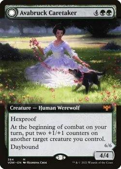 MTG Magic the Gathering Avabruck Caretaker (384/596) Innistrad Crimson Vow NM - Image 1