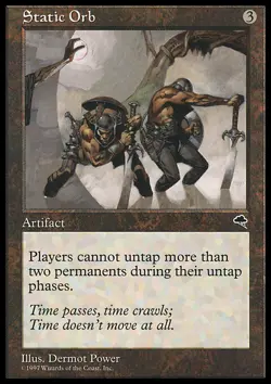 MTG Magic the Gathering Static Orb (310/350) Tempest NM - Image 1