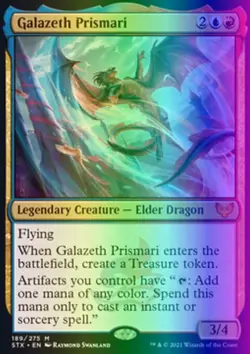 MTG Galazeth Prismari (189/447) Strixhaven School of Mages NM FOIL - Image 1