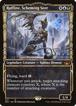 MTG Raffine, Scheming Seer (327/547) Streets of New Capenna LP - Image 1