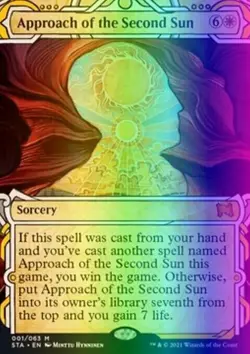 MTG Approach of the Second Sun (1/252) Strixhaven Mystical Archive NM FOIL - Image 1