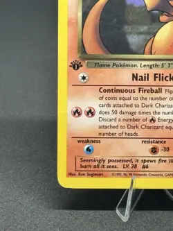 1st Edition Dark Charizard 21/82 Team Rocket WoTC Pokemon Card Rare HP - Image 2