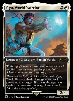 MTG Ryu, World Warrior (429/1431) Secret Lair Drop Series NM - Image 1