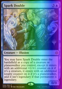 MTG Magic the Gathering Spark Double (68p/175) War of the Spark Promos LP FOIL - Image 1